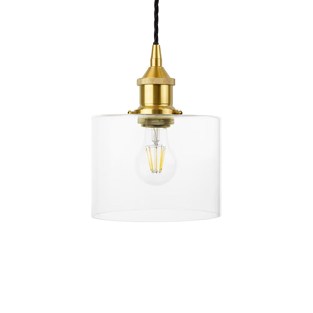 Lowell Petite Clear Glass Pendant Light