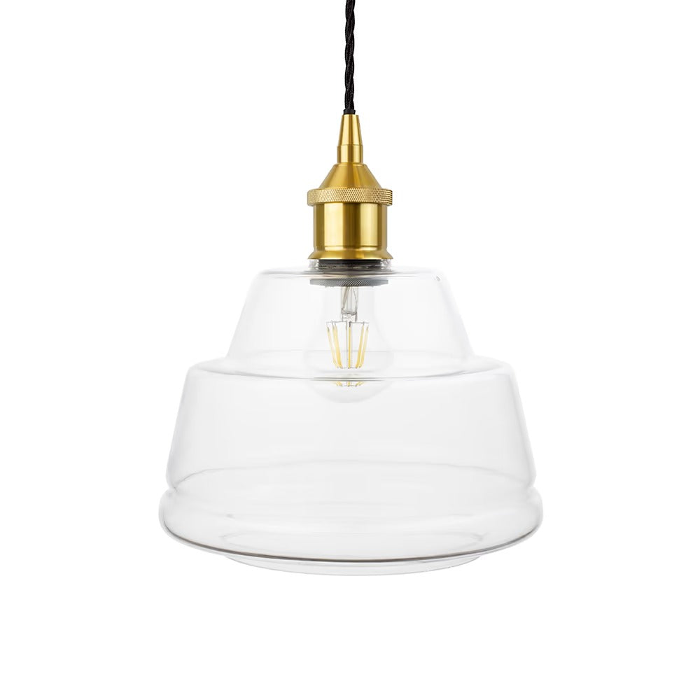 James Step Glass Pendant Light