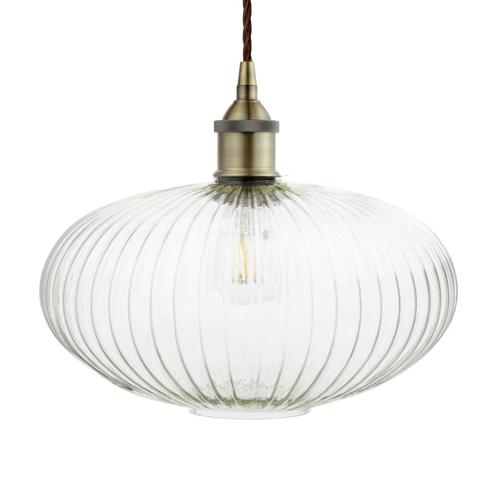 Henley Ellipse Glass Pendant Light