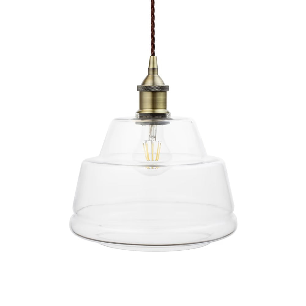 James Step Glass Pendant Light