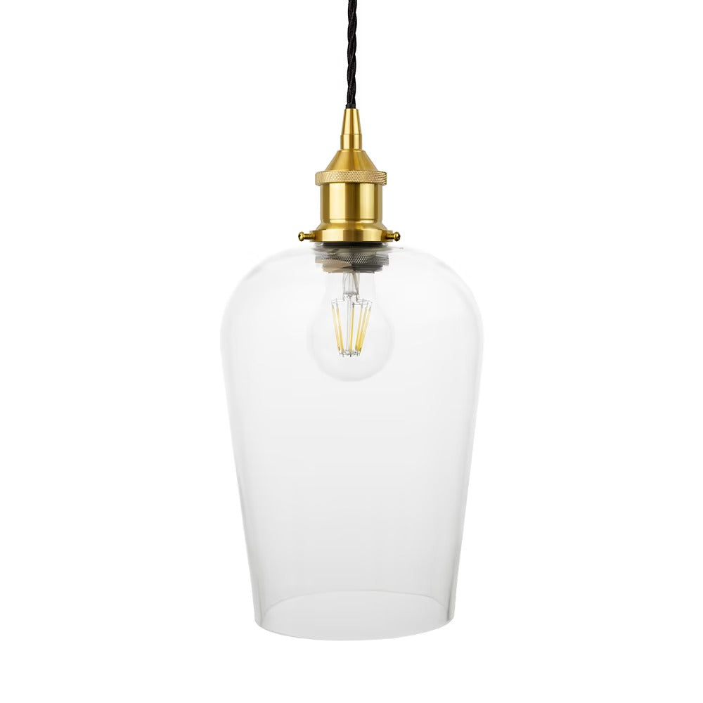 Milton Clear Glass Pendant Light