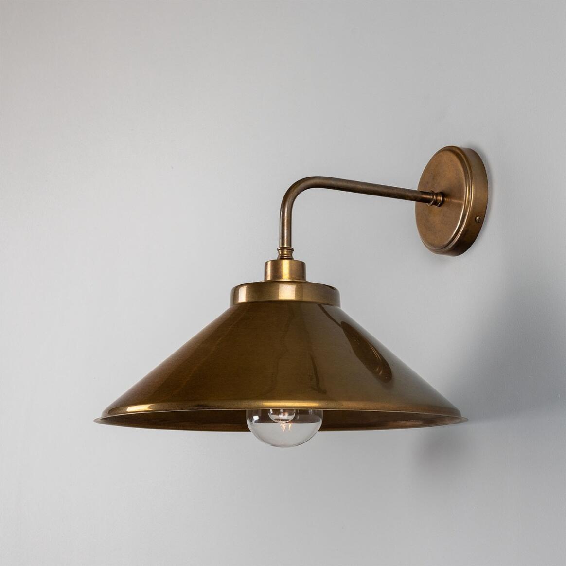 Nerissa Brass Bathroom Wall Light 37.5cm