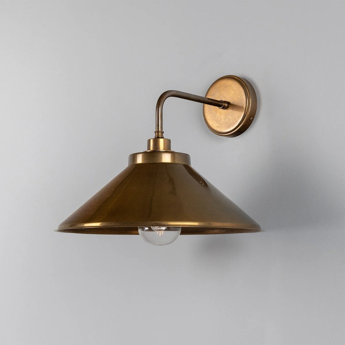 Nerissa Brass Bathroom Wall Light 37.5cm