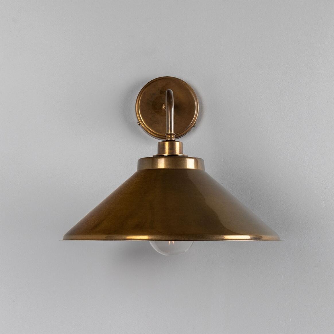 Nerissa Brass Bathroom Wall Light 37.5cm
