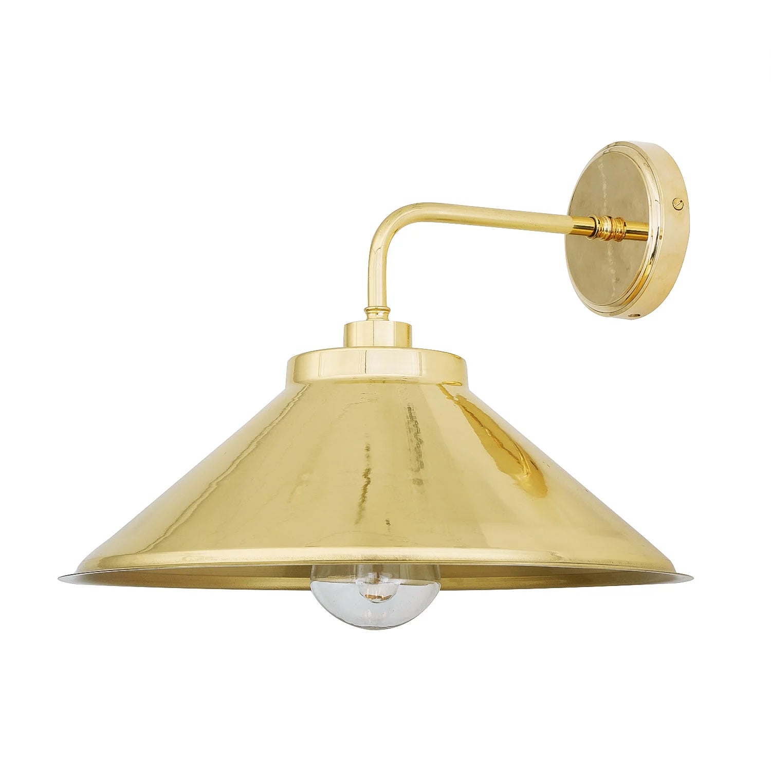 Nerissa Brass Bathroom Wall Light 37.5cm