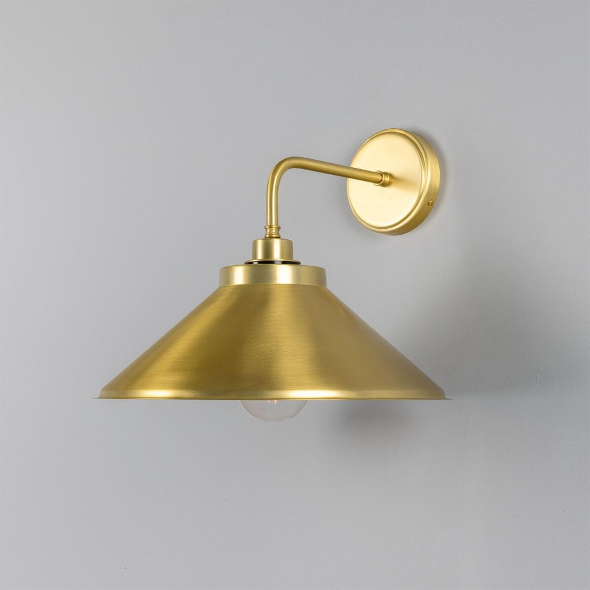 Nerissa Brass Bathroom Wall Light 37.5cm