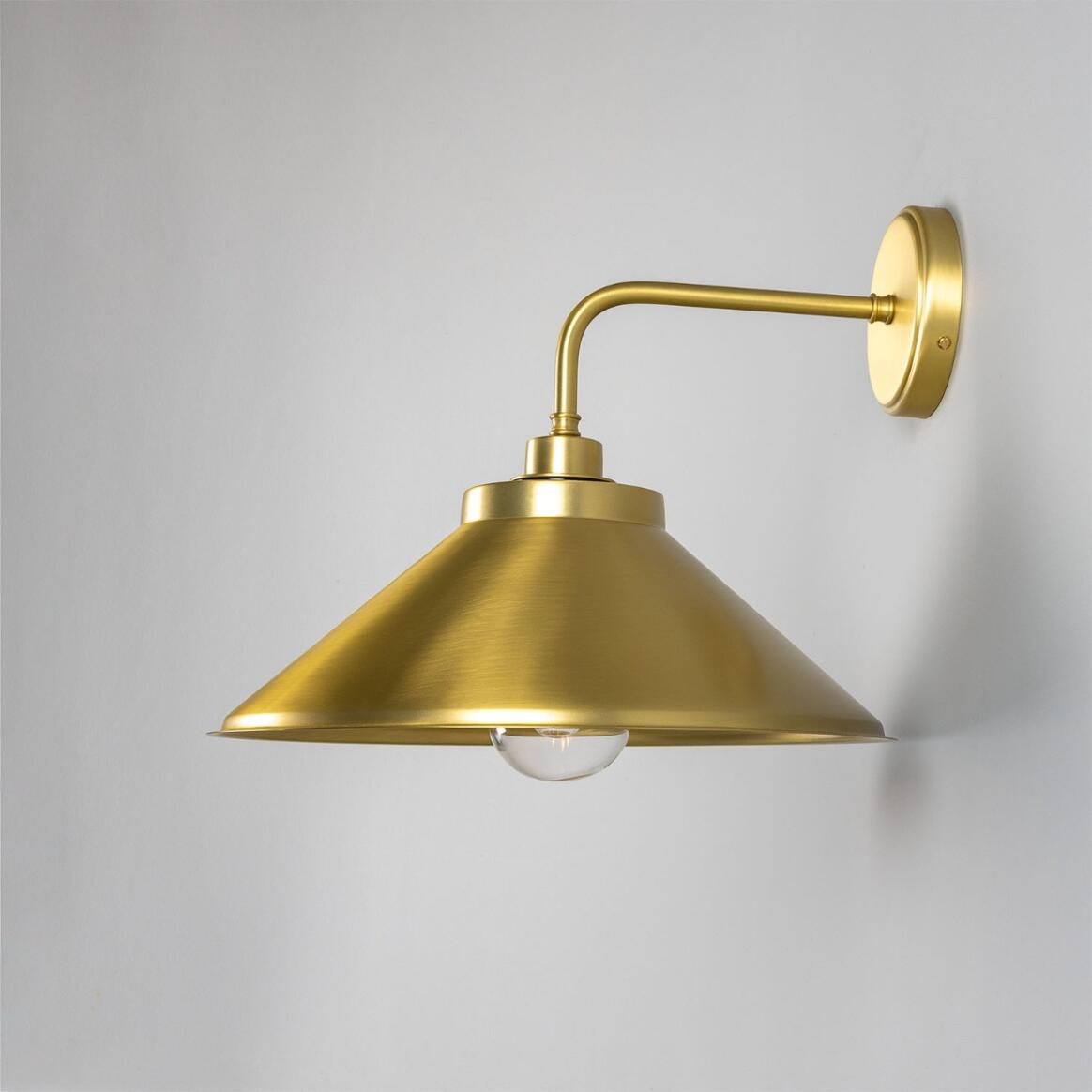 Nerissa Brass Bathroom Wall Light 37.5cm