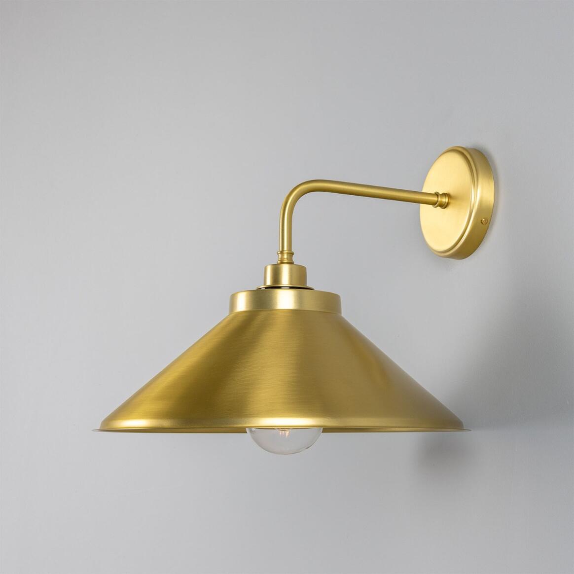 Nerissa Brass Bathroom Wall Light 37.5cm