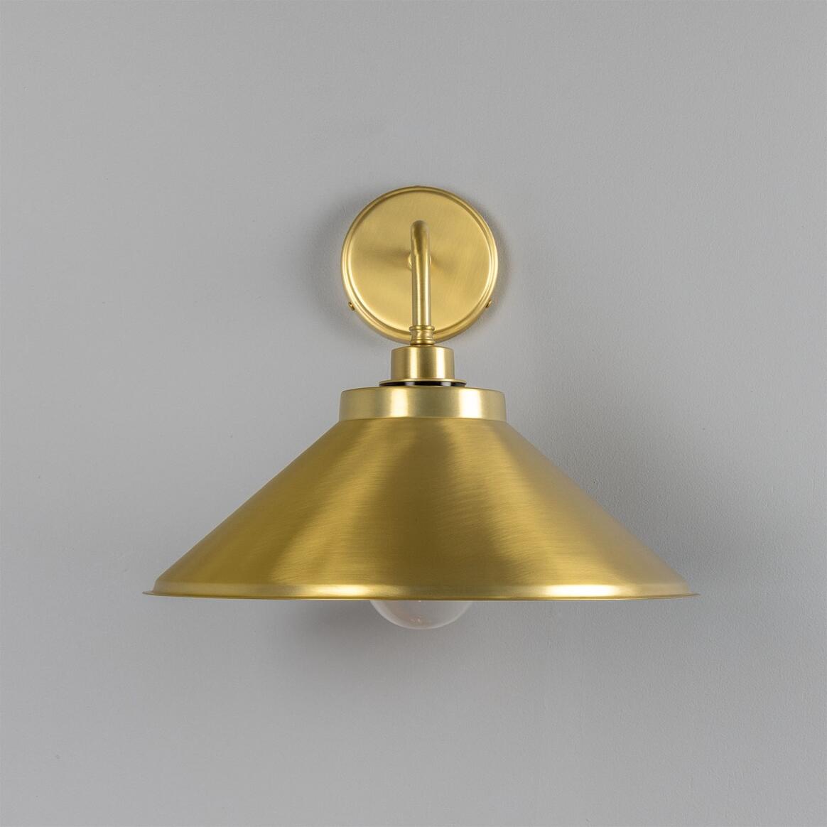 Nerissa Brass Bathroom Wall Light 37.5cm