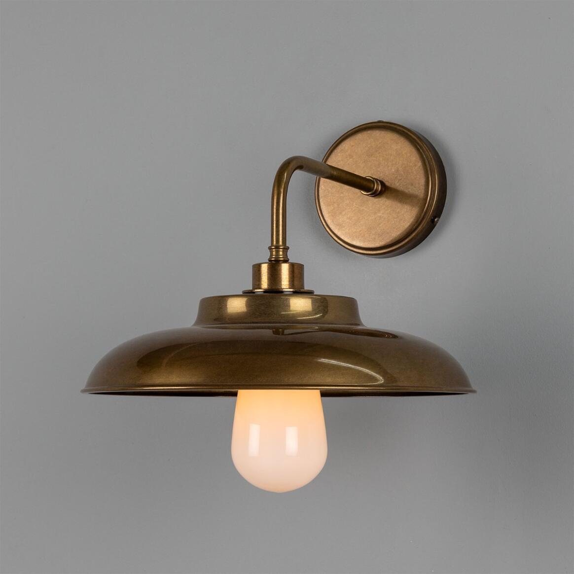 Darya Brass Outdoor Wall Light 31.5cm