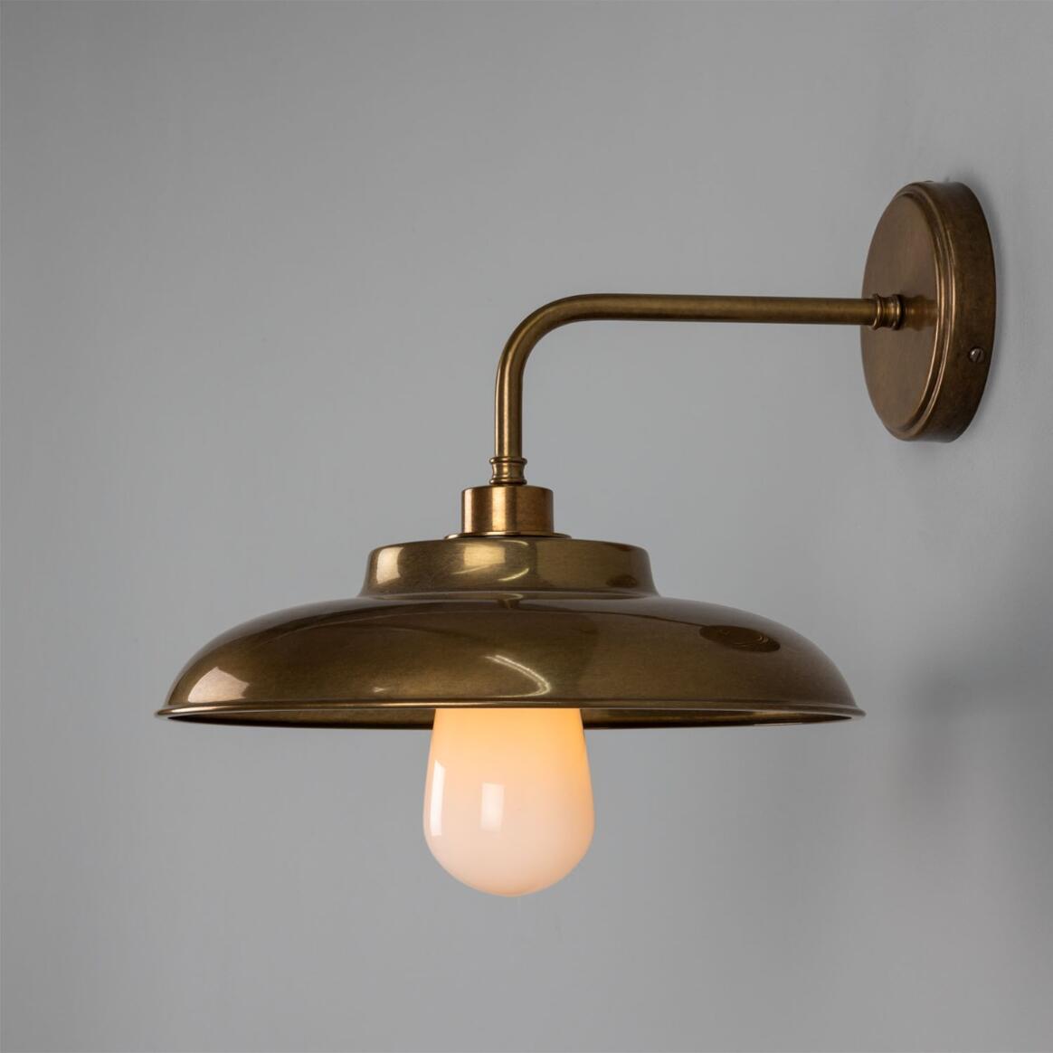 Darya Brass Outdoor Wall Light 31.5cm