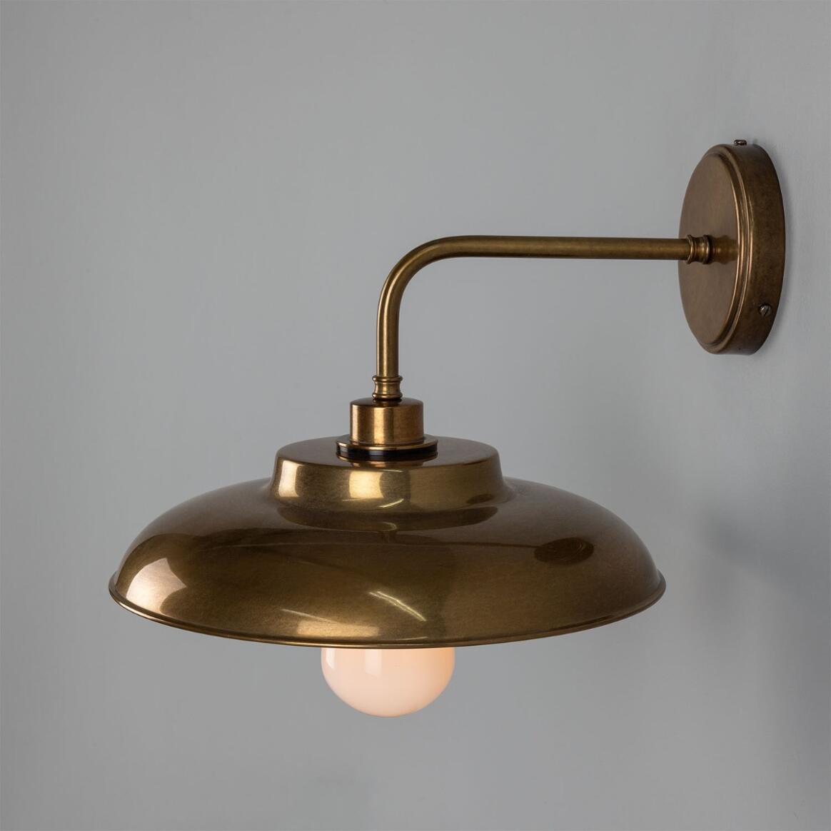 Darya Brass Outdoor Wall Light 31.5cm