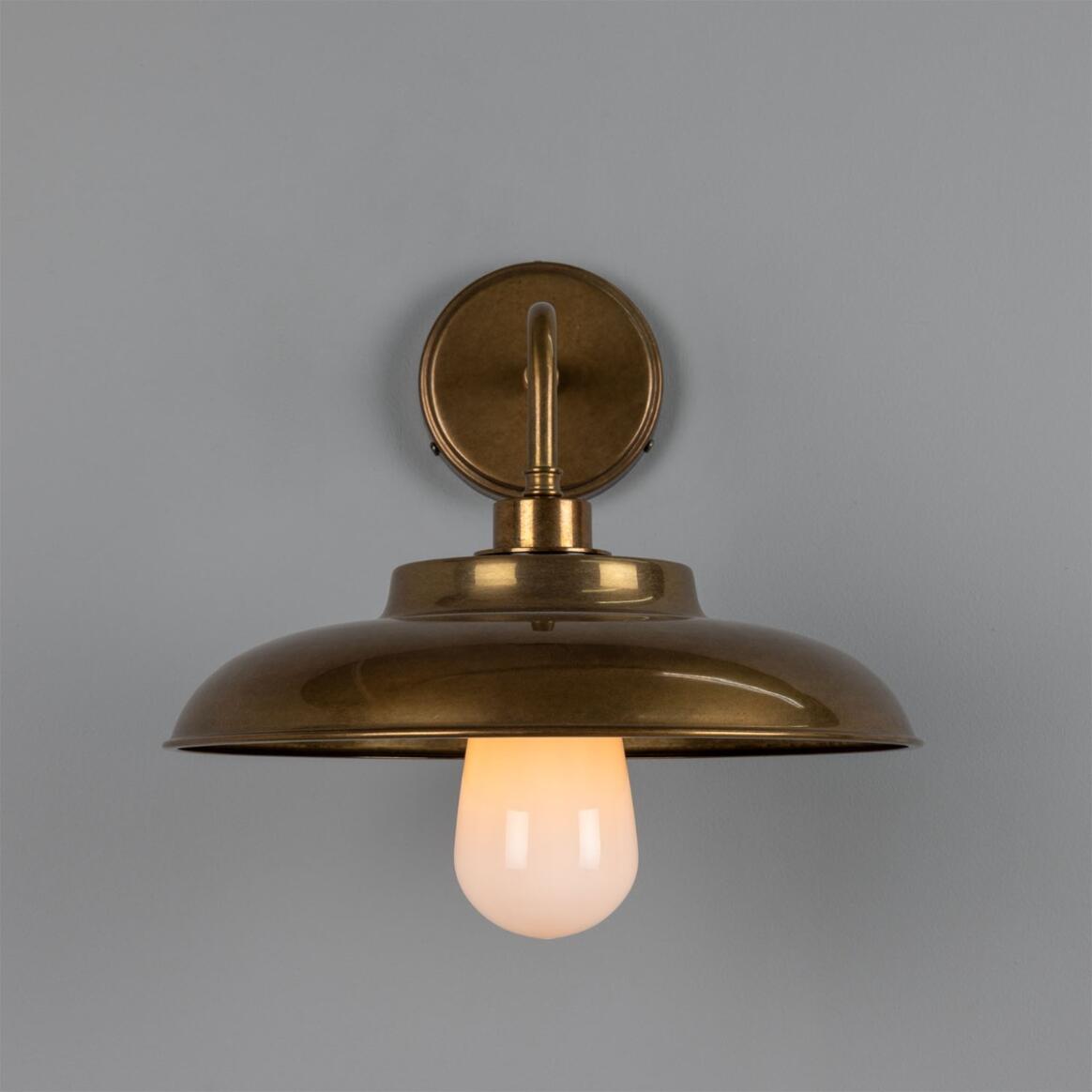 Darya Brass Outdoor Wall Light 31.5cm