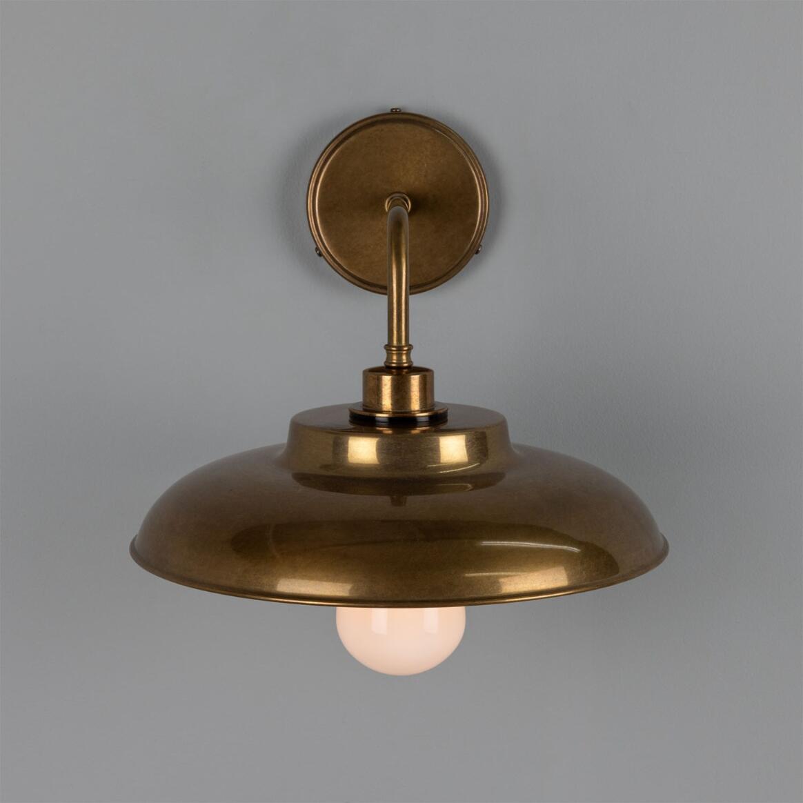 Darya Brass Outdoor Wall Light 31.5cm