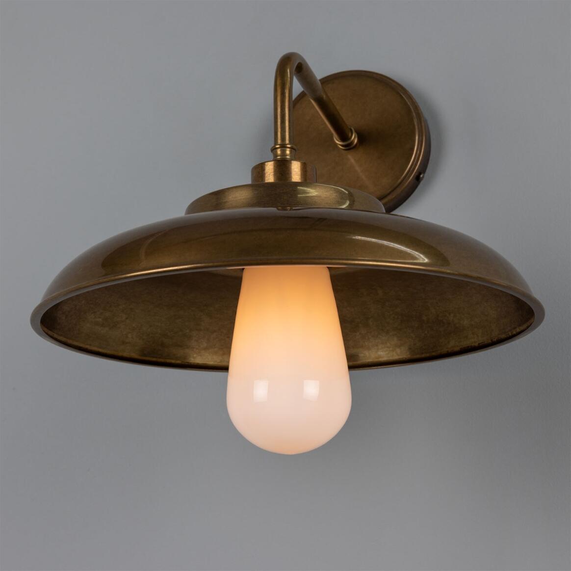 Darya Brass Outdoor Wall Light 31.5cm