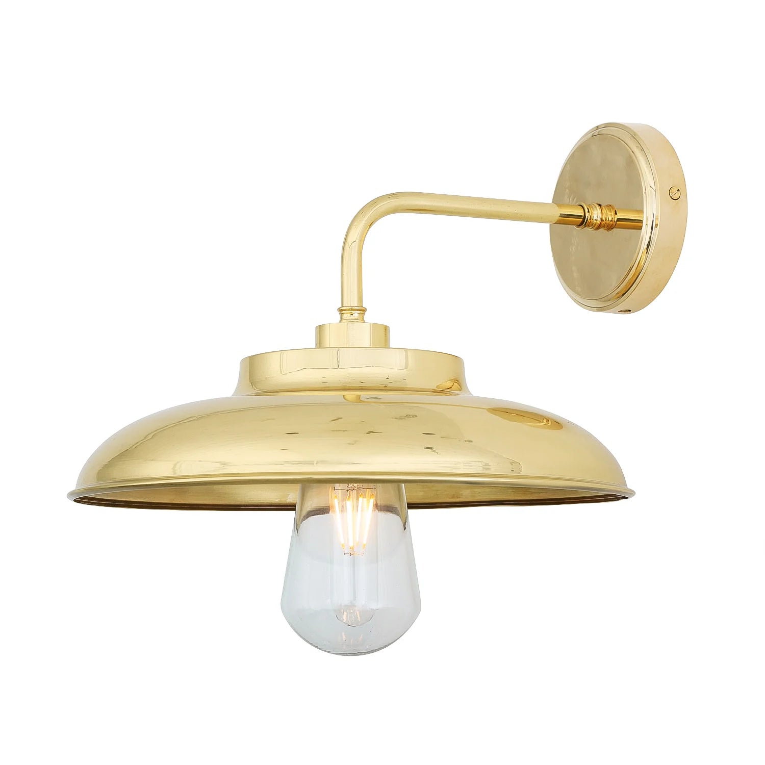 Darya Brass Outdoor Wall Light 31.5cm