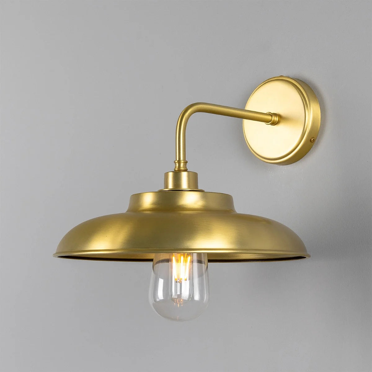 Darya Brass Outdoor Wall Light 31.5cm