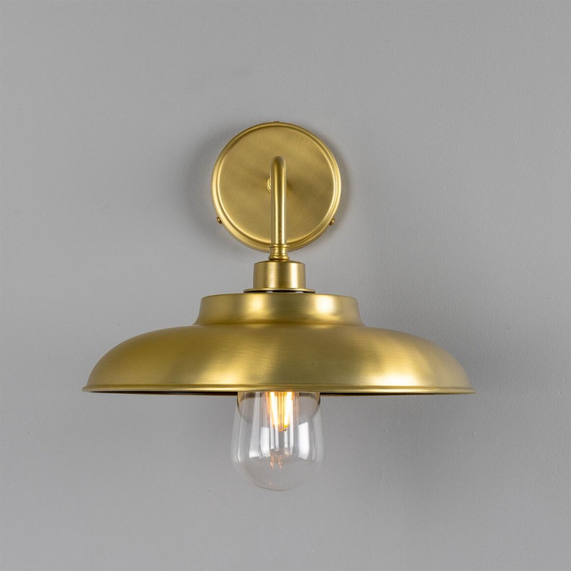 Darya Brass Outdoor Wall Light 31.5cm