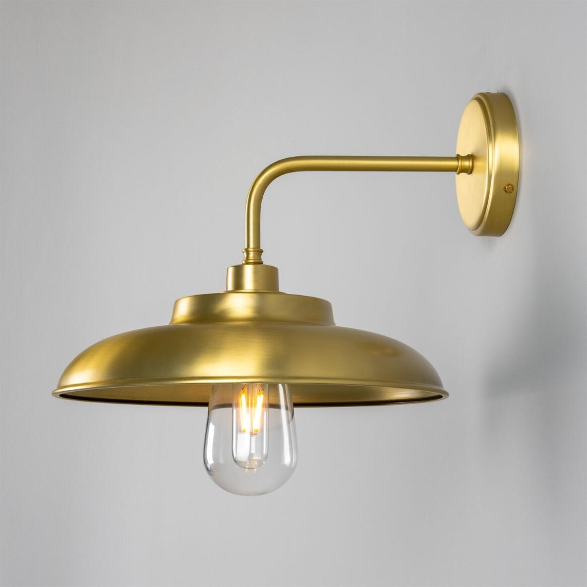 Darya Brass Outdoor Wall Light 31.5cm