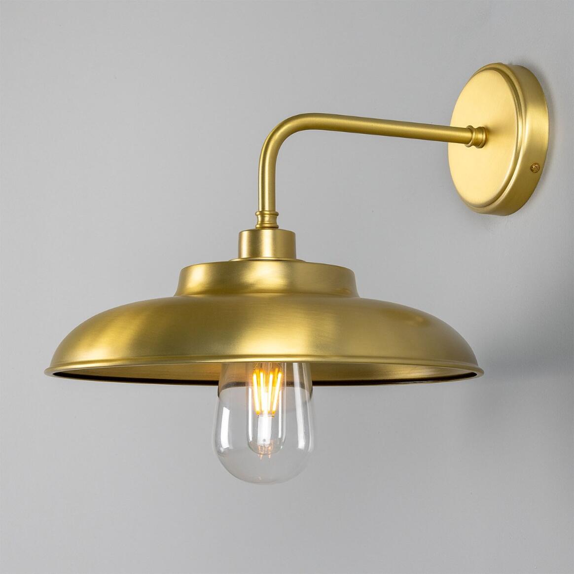 Darya Brass Outdoor Wall Light 31.5cm
