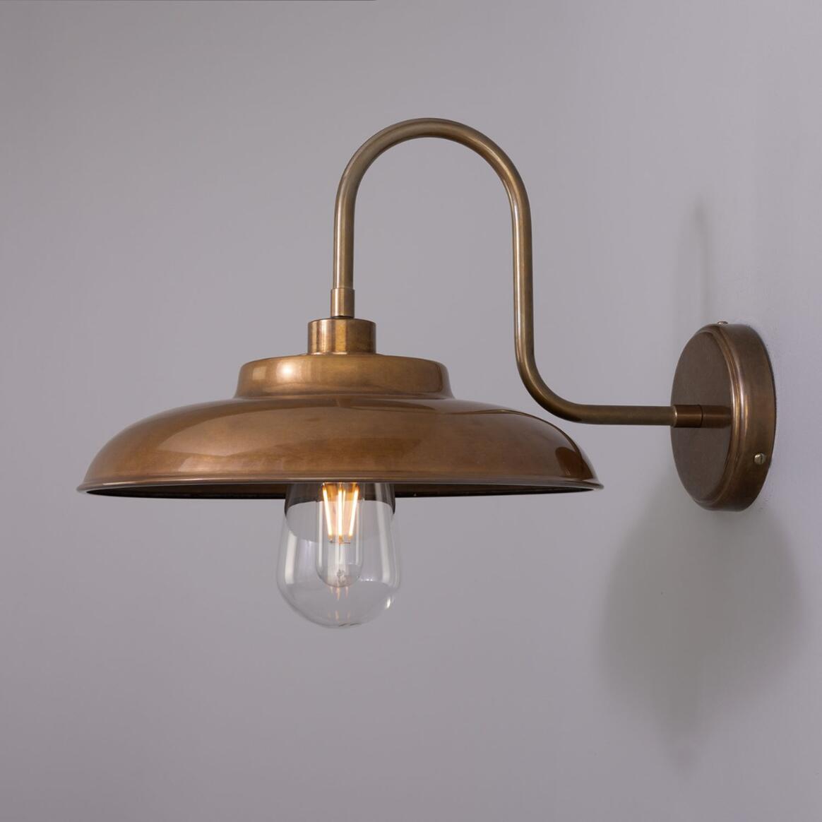Darya Swan Neck Bathroom Wall Light 32cm