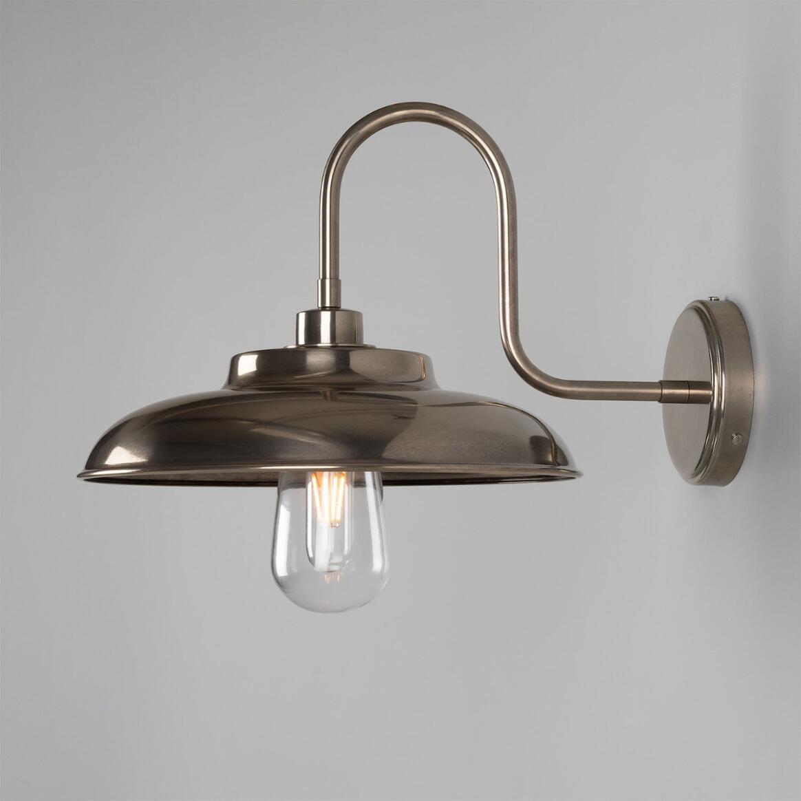 Darya Swan Neck Bathroom Wall Light 32cm