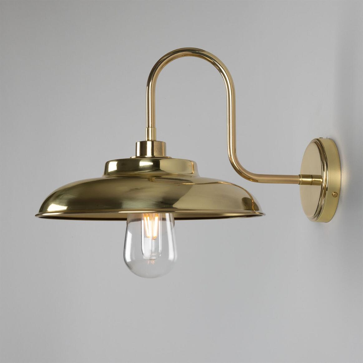 Darya Swan Neck Bathroom Wall Light 32cm