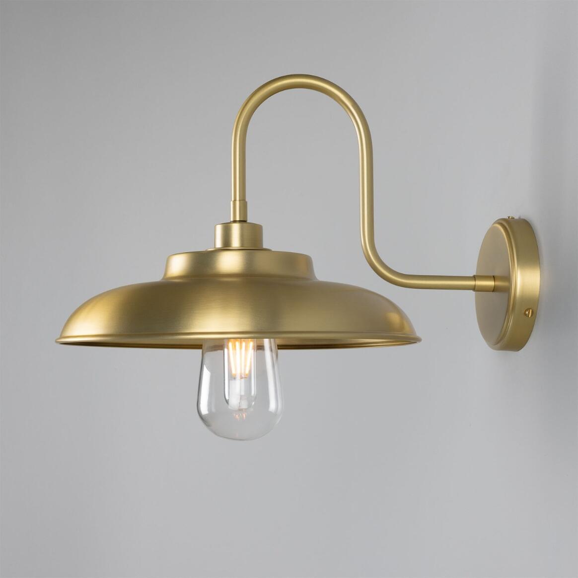 Darya Swan Neck Bathroom Wall Light 32cm