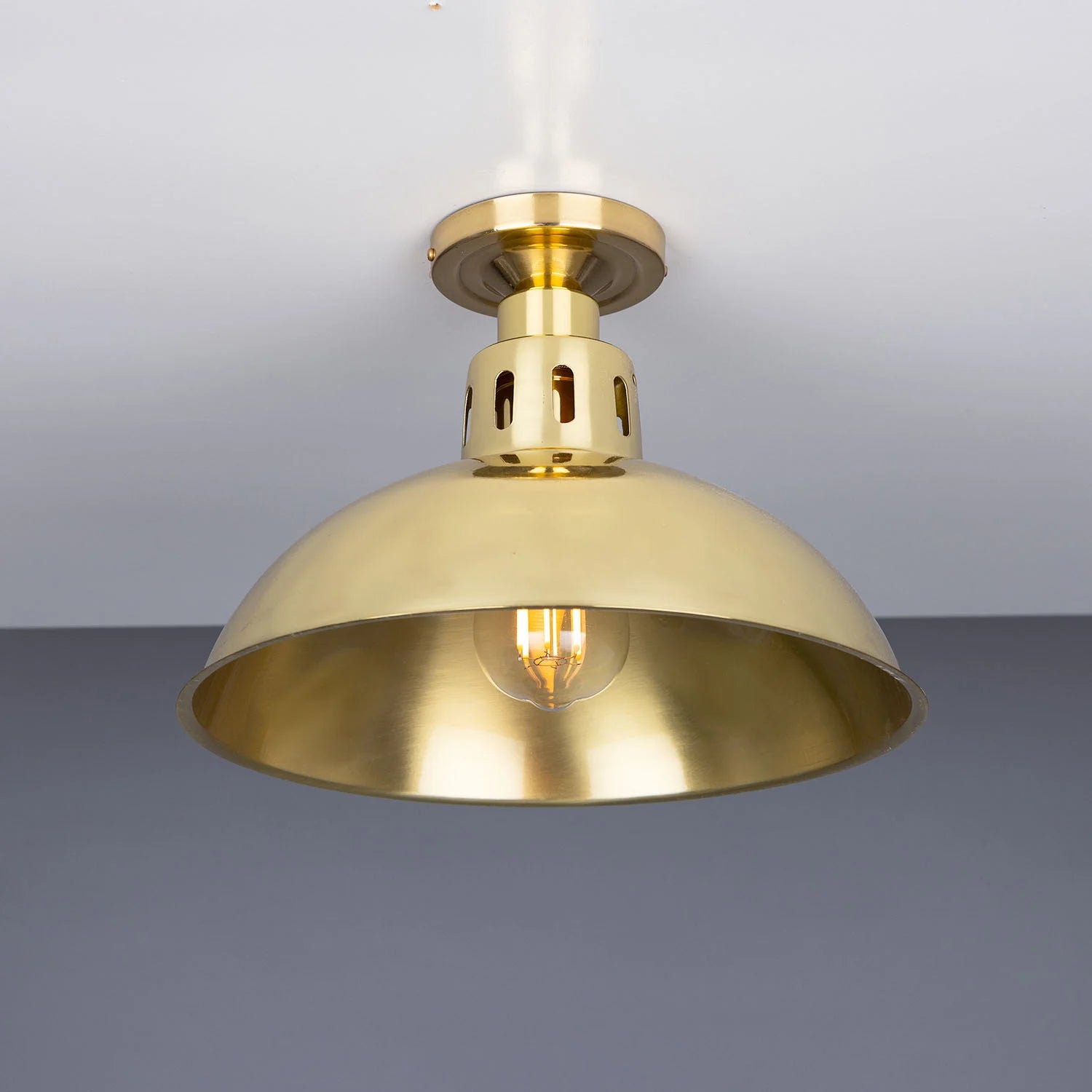Paris Industrial Flush Ceiling Light 30cm