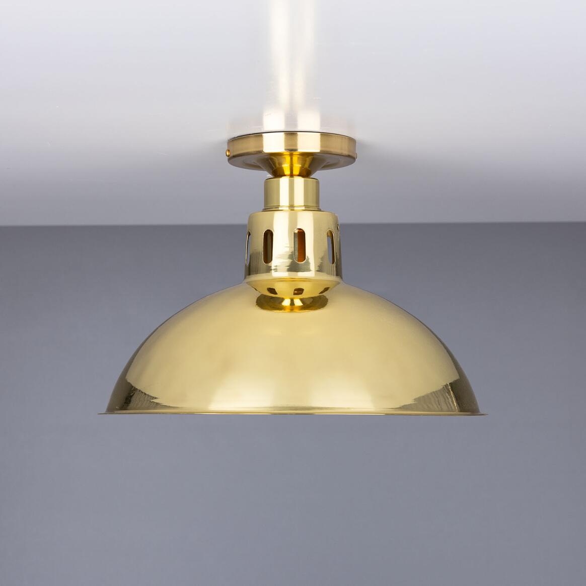 Paris Industrial Flush Ceiling Light 30cm