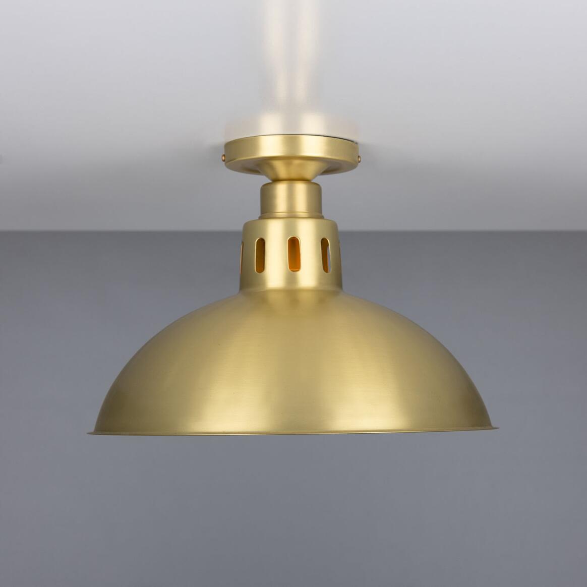 Paris Industrial Flush Ceiling Light 30cm