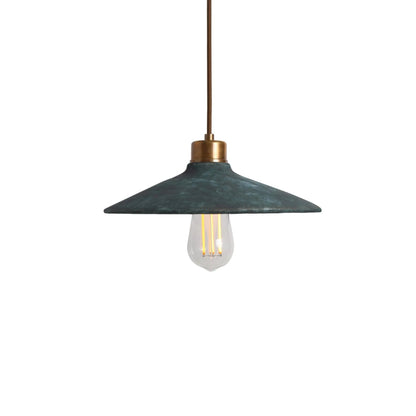 Pyrus Ceramic Pendant Light 28cm, Blue Earth, product shot