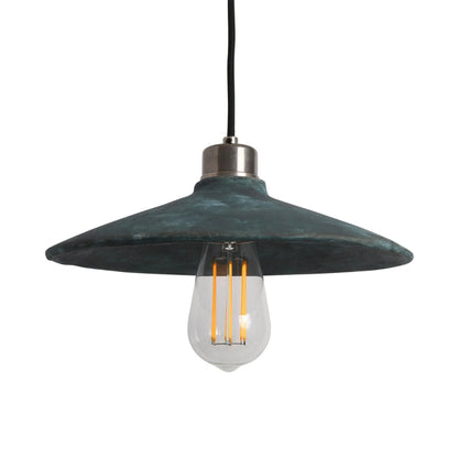 Pyrus Ceramic Pendant Light 28cm, Blue Earth, product shot