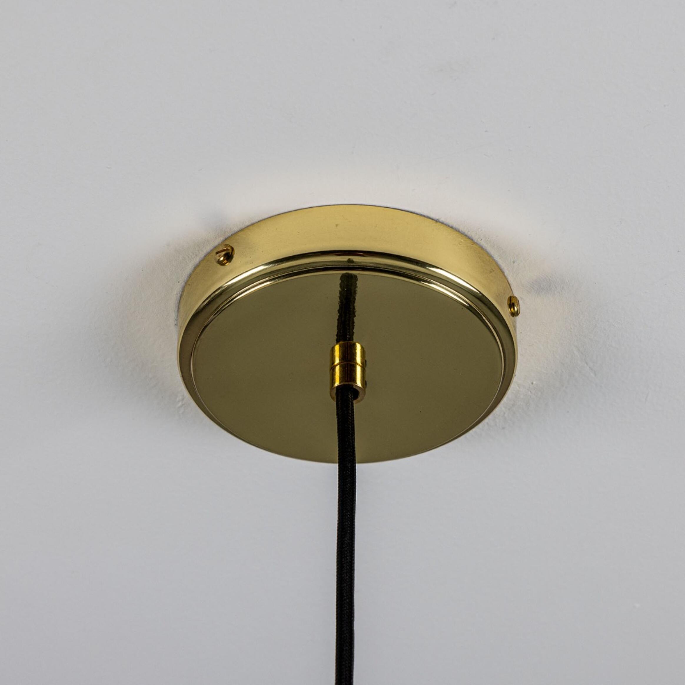 Senna Organic Ceramic Cylinder Pendant Light 12cm, Matte White Striped