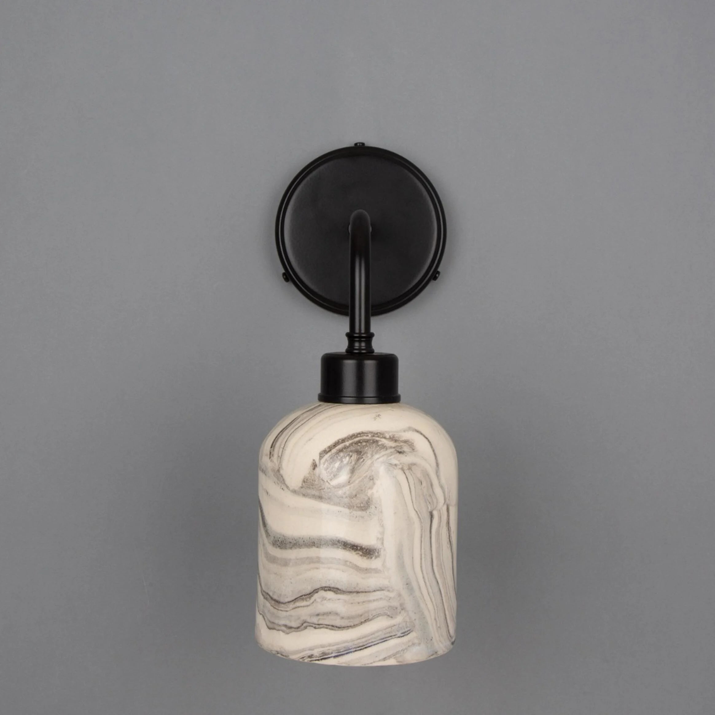 Osier Marbled Ceramic Wall Light