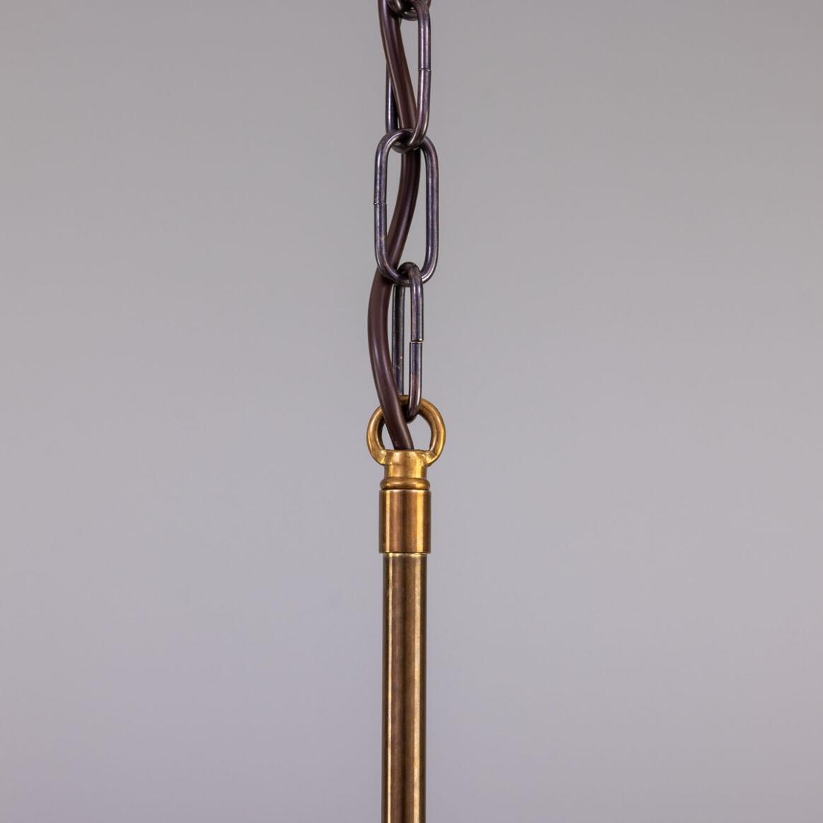 Irvine Modern Brass Chandelier, Eight-Light