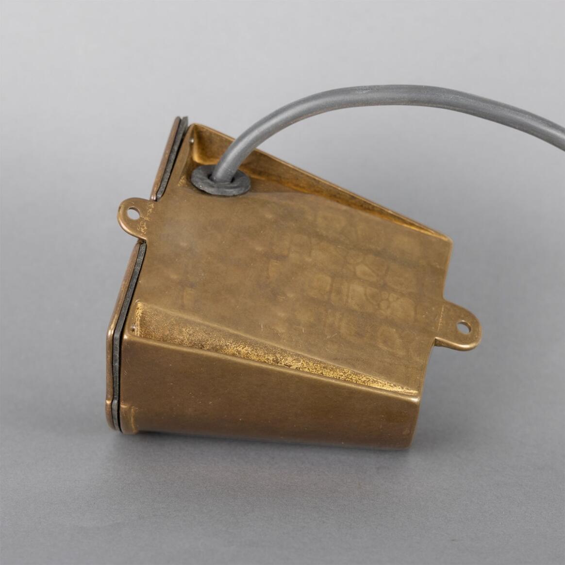 Wade Outdoor Brass Spotlight 9.5cm