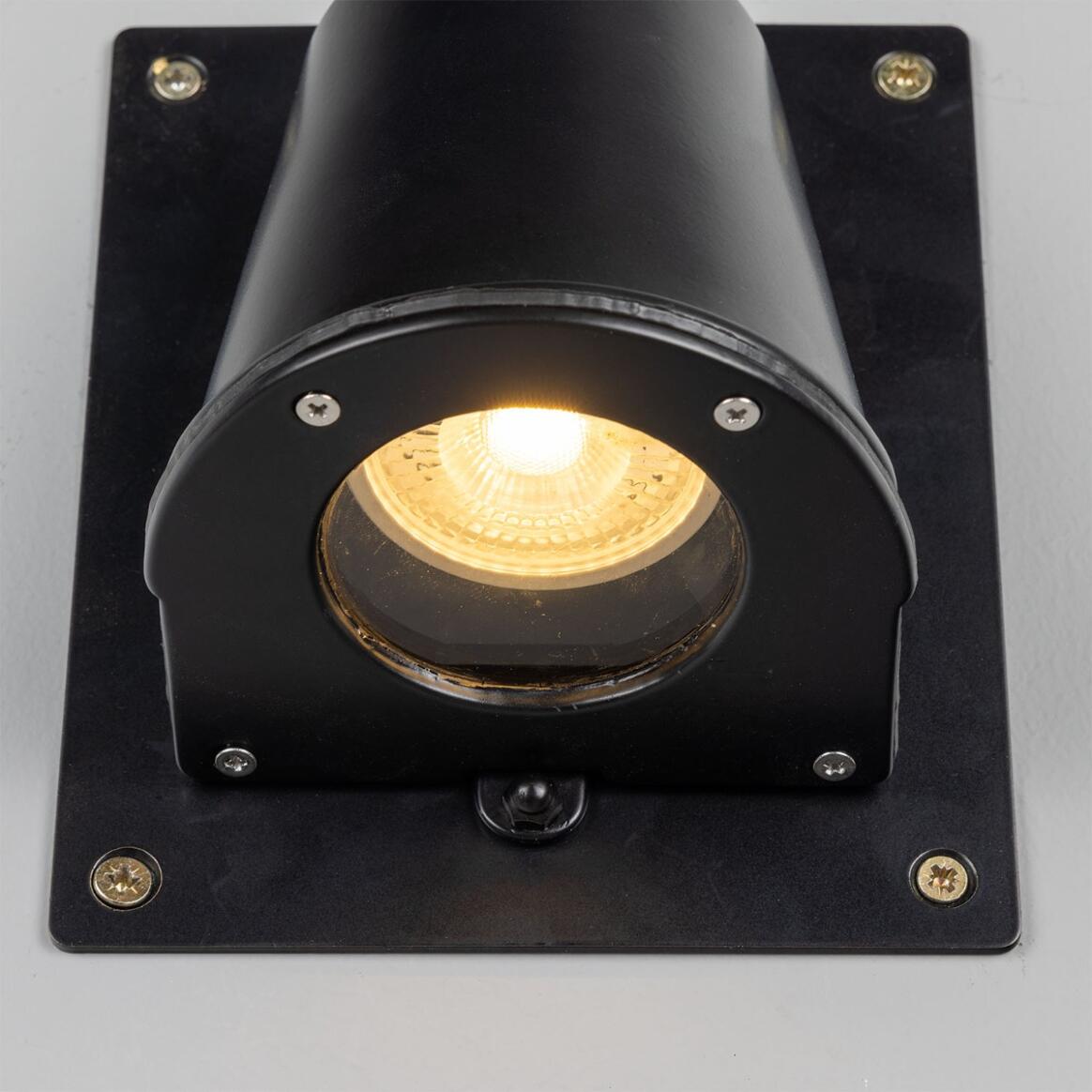 Wade Outdoor Brass Spotlight with Back Plate 15.2cm