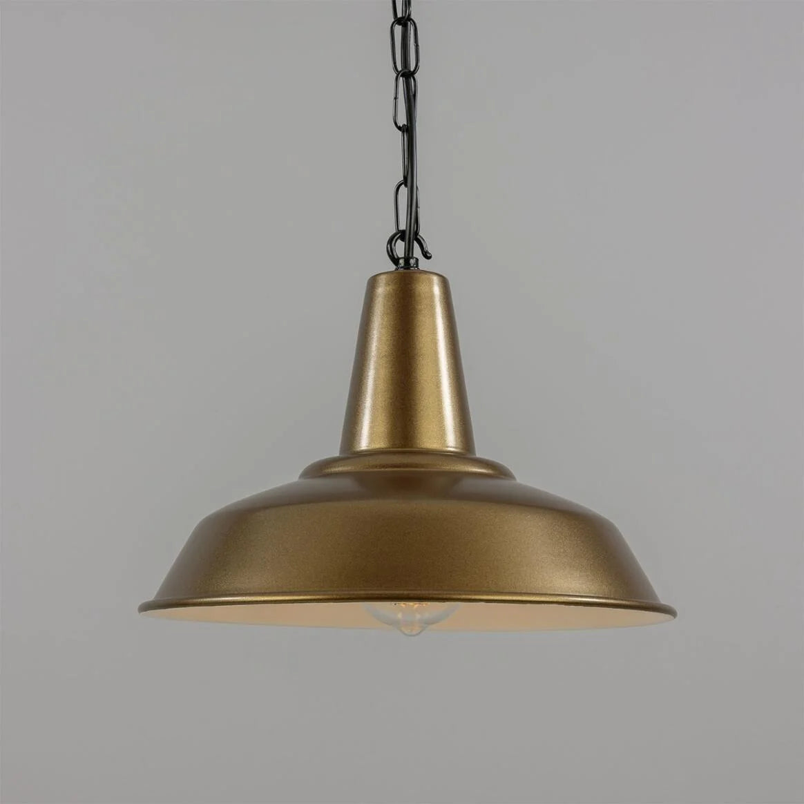 Hex Industrial Factory Pendant Light 30cm