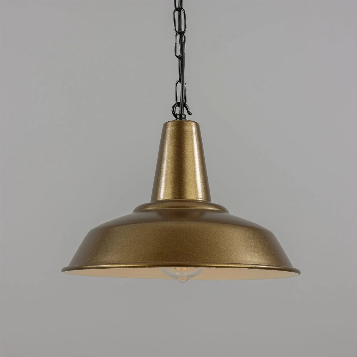 Hex Industrial Factory Pendant Light 30cm