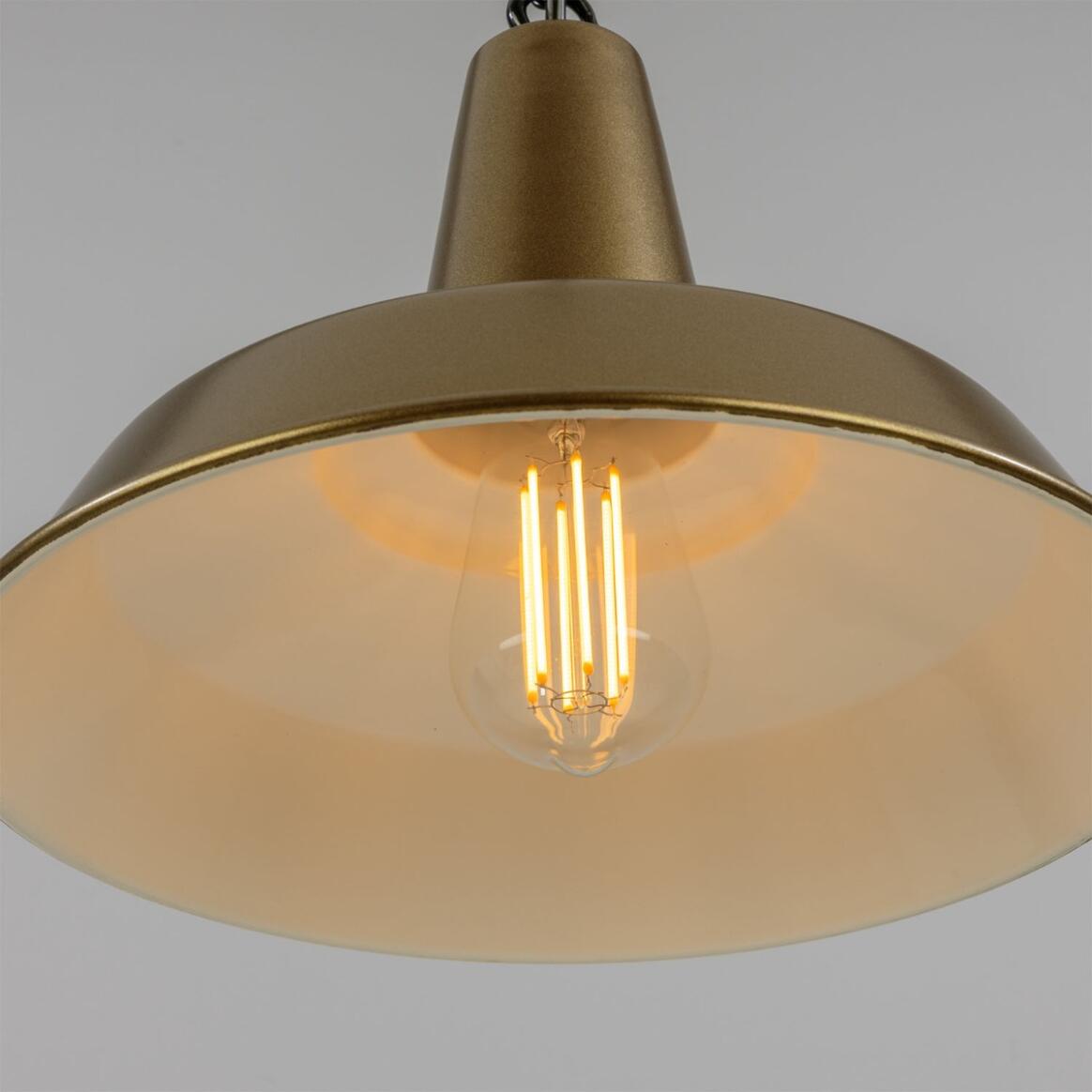 Hex Industrial Factory Pendant Light 30cm