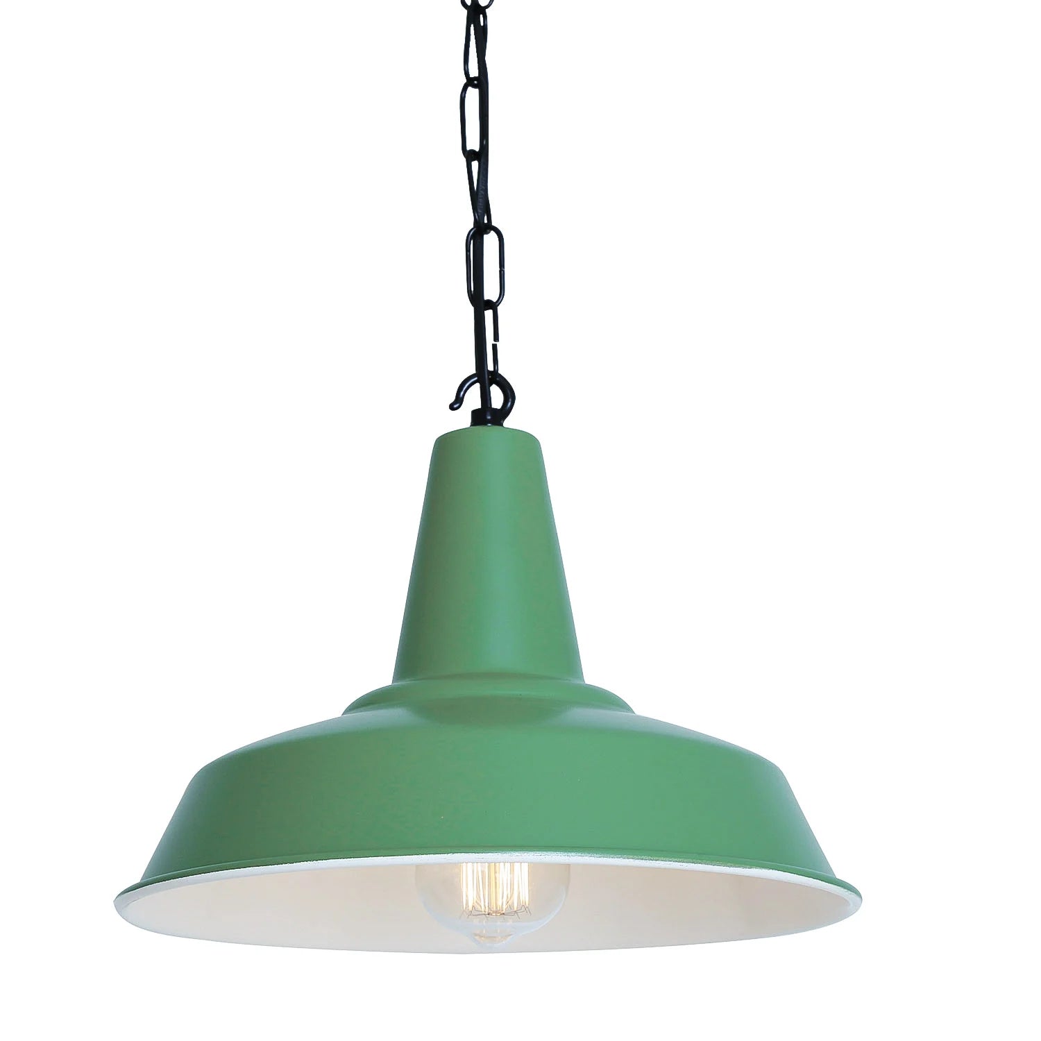 Hex Industrial Factory Pendant Light 30cm