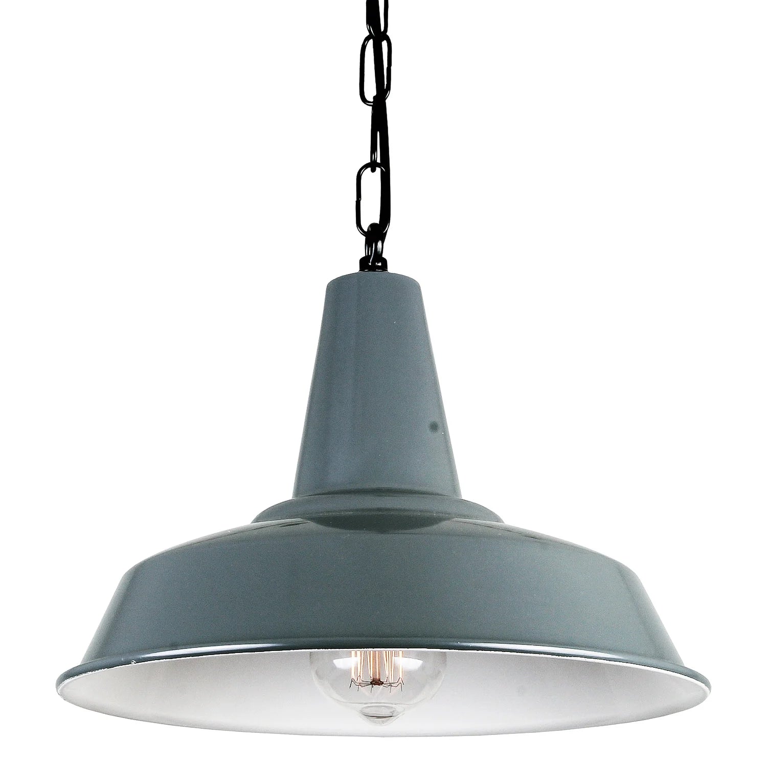 Hex Industrial Factory Pendant Light 30cm