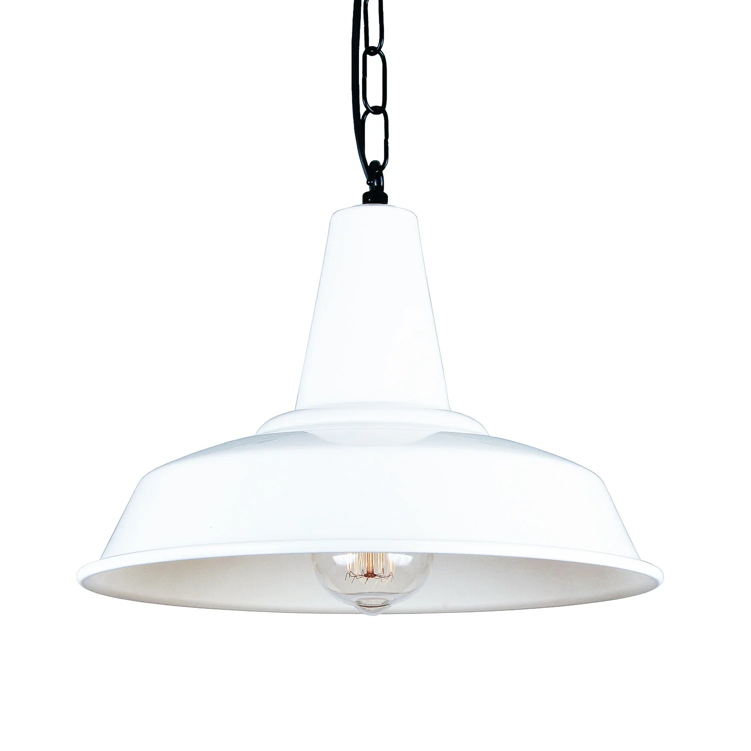 Hex Industrial Factory Pendant Light 30cm