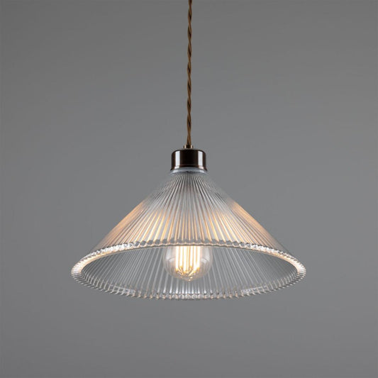 Rebell Prismatic Glass Pendant Light 30cm