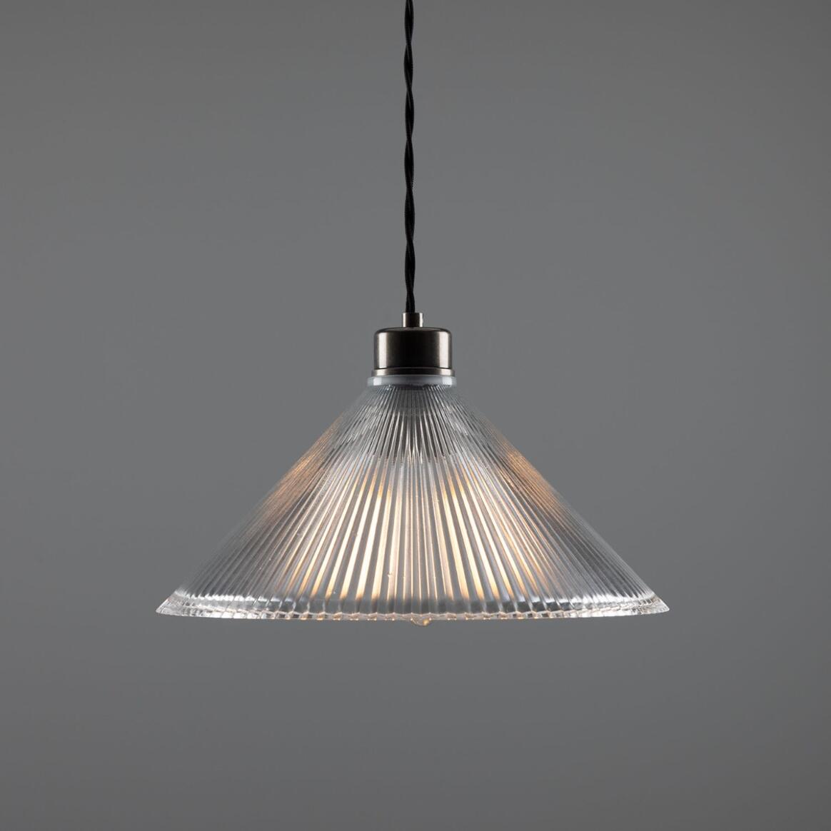 Rebell Prismatic Glass Pendant Light 30cm