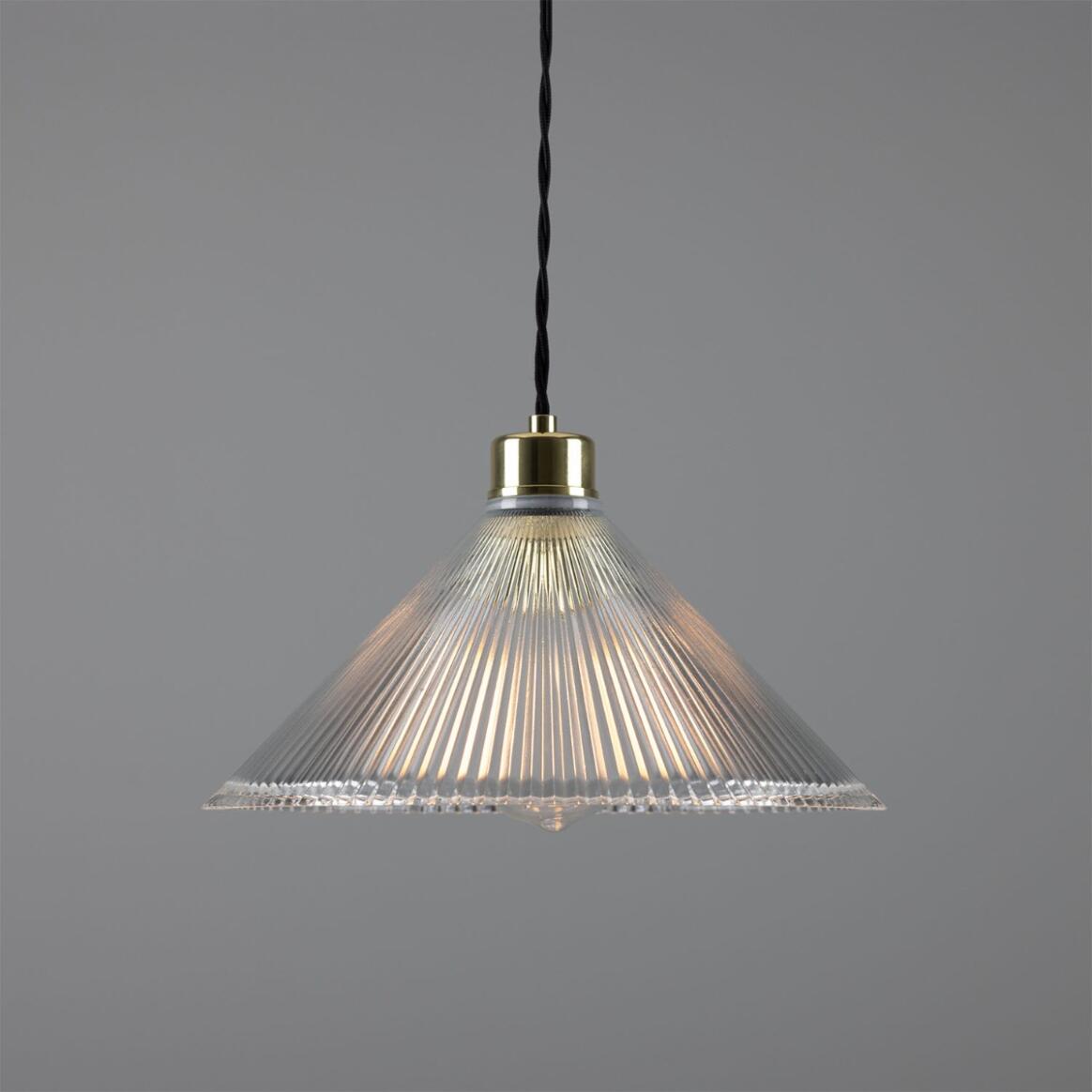 Rebell Prismatic Glass Pendant Light 30cm