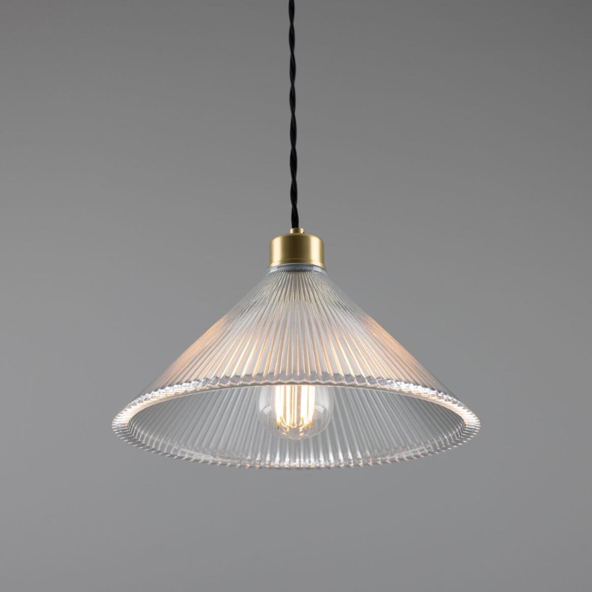 Rebell Prismatic Glass Pendant Light 30cm