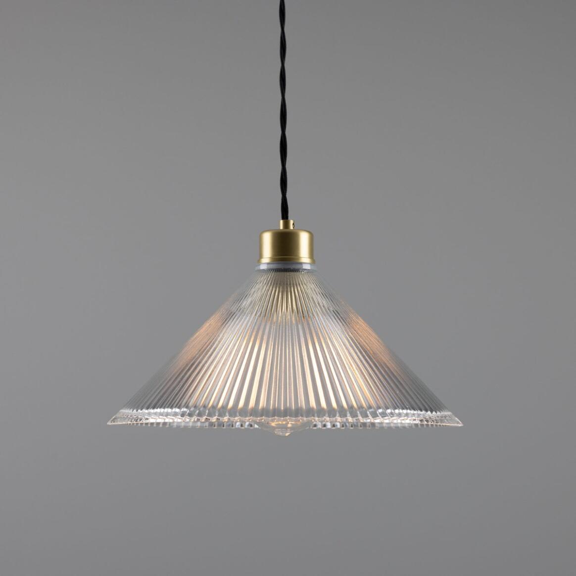 Rebell Prismatic Glass Pendant Light 30cm