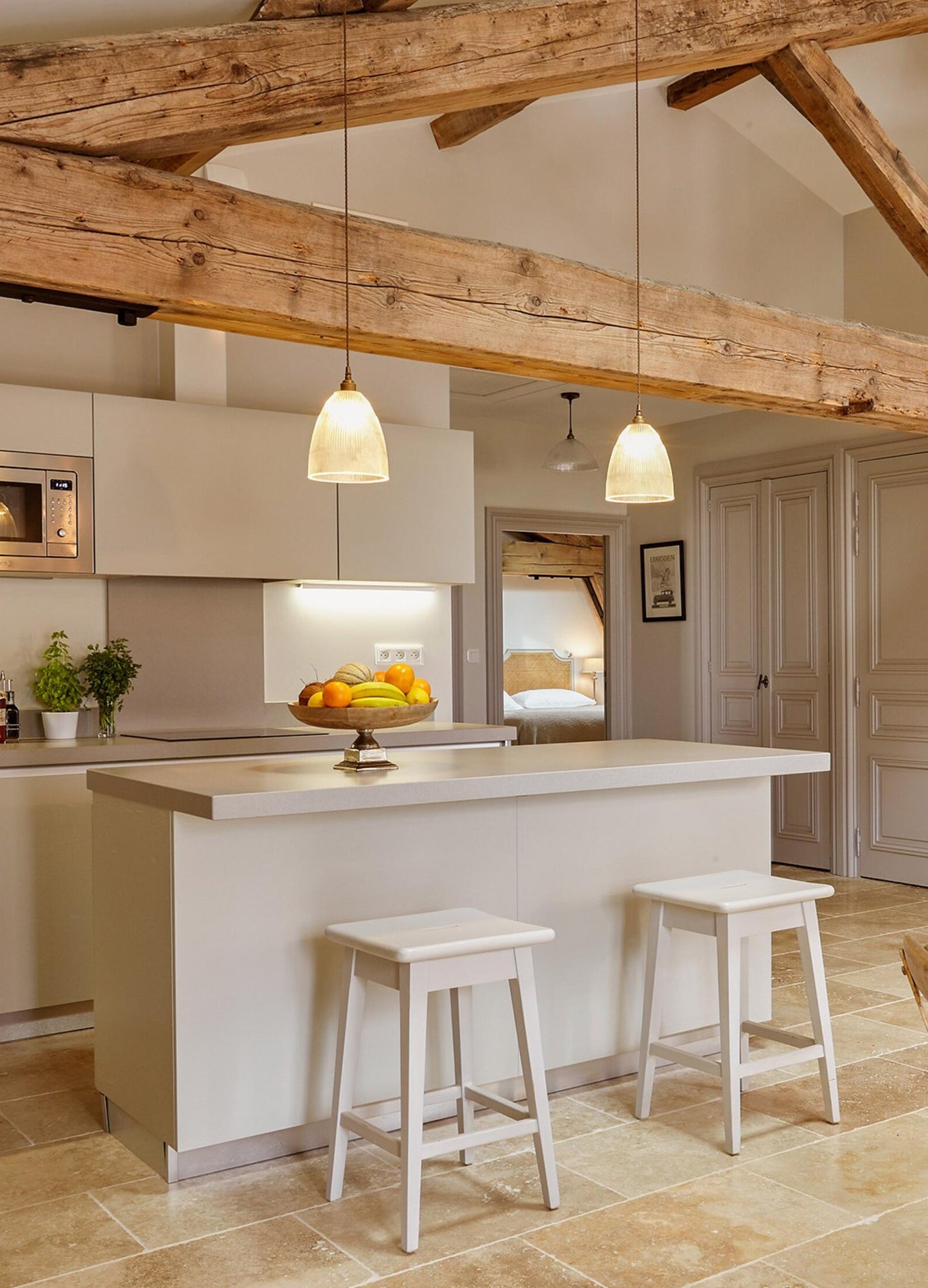 Corvera Holophane Glass Pendant Light 20cm